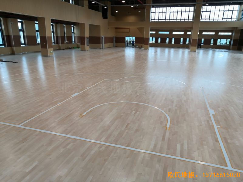 南京埔口區(qū)實(shí)驗小學(xué)體育木地板施工案例