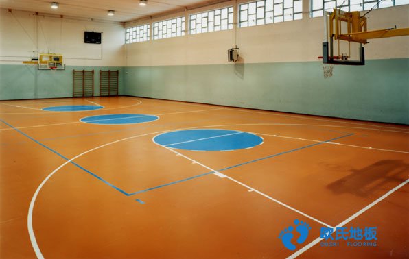 籃球場木地板劃線材料 籃球場地板標(biāo)準(zhǔn)尺寸